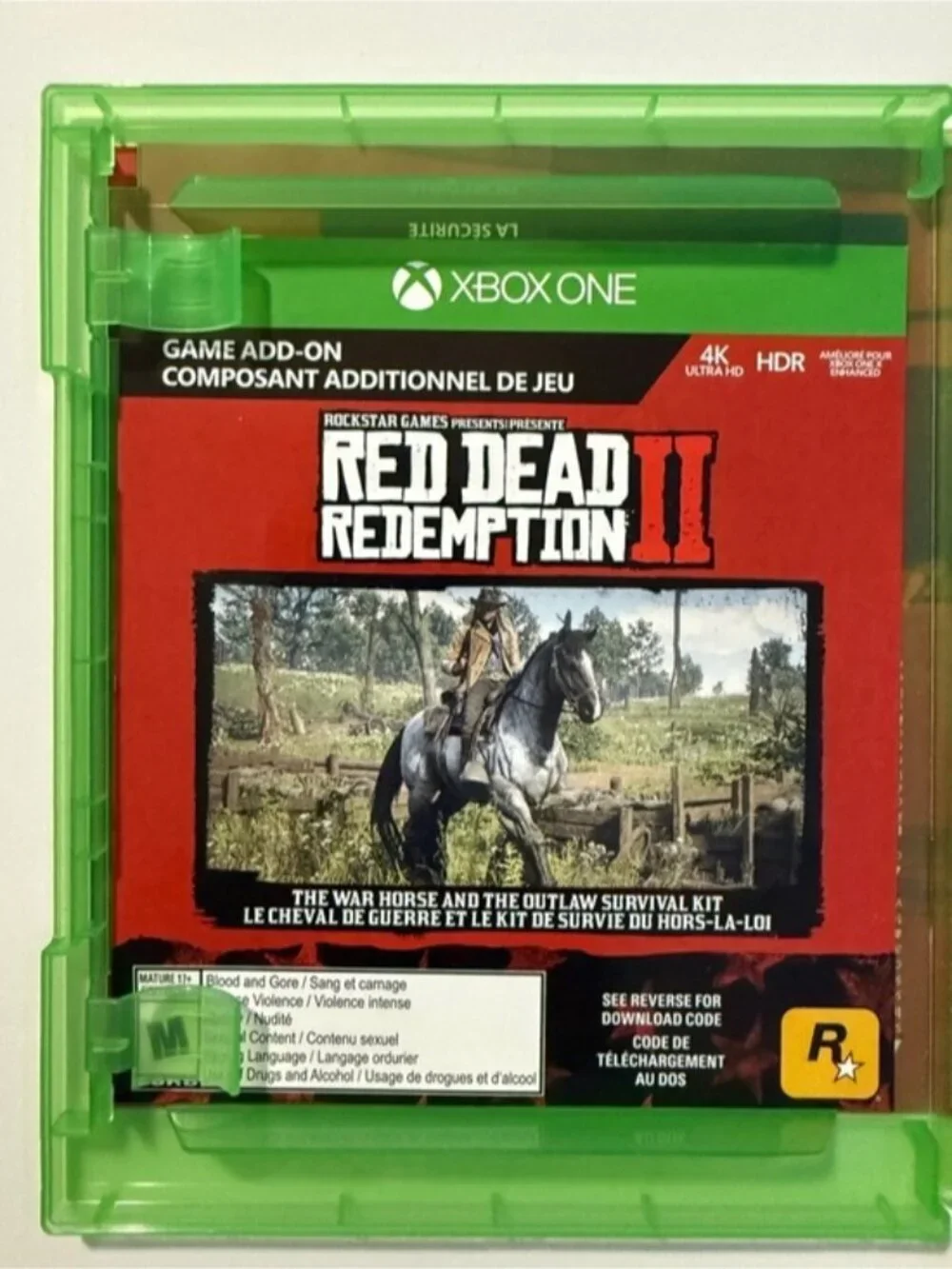 Red Dead Redemption II Xbox One – 2 Disc Set Complete w/ Map